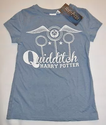 Primark HARRY POTTER T Shirt Womens Ladies Quidditch Blue UK Sizes 4-20 NEW • $31.59