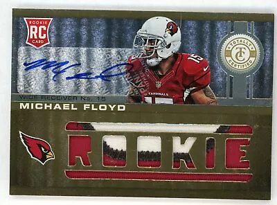 Michael Floyd 2012 Totally Certified Auto Rookie Patch Relic #d 19/25 Cardinals • $89.99