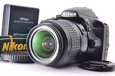 Mint Nikon D3200 Digital Camera Body AF-S 18-55mm G II Lens SC1142 From Japan • $542.59