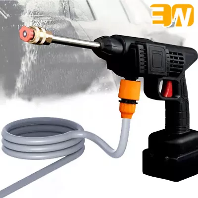 Portable Cordless Car High Pressure Washer Jet Water Wash Cleaner Gun With Filte • $20.99