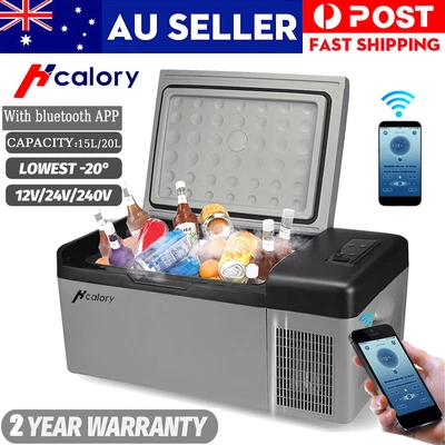 $217.99 • Buy 15/20L Portable Fridge Freezer Cooler Camping Car Boat Caravan 12/24/240V AU