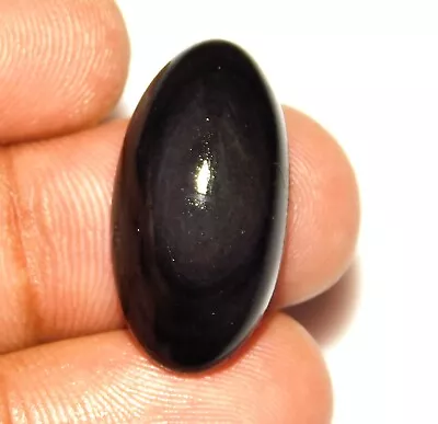 16.ct Natural Rainbow Obsidian Eye Oval Cabochon Jewelry Making Gemstone At=71 • $9.90