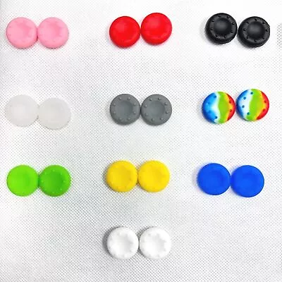 2 Thumb Stick Grips Controller Cover Cap Pair PS4 PS3 PS2 Xbox One 360 Wii U • $1.99