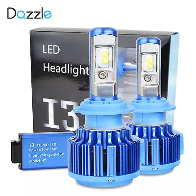 H7 Led Headlight Kit Bulbs 60W 7200 LM CREE 6000K White Beam  • $35.99