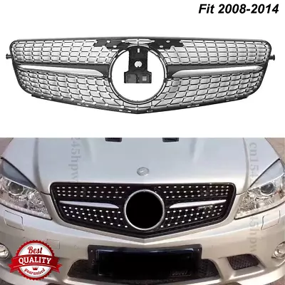 Front Grille Grill For Mercedes W204 C180 C200 C250 C300 C280 C350 2008-2014 • $60.98