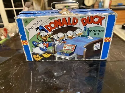 Donald Duck Vintage Doctor Kit 1940's Rare Walt Disney By American Toys • $59.99