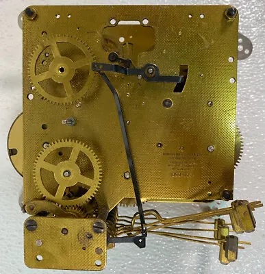 Howard Miller Clock Movement West Germany Parts Only Two Jewels 1050-020 • $69.24