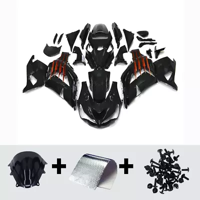 Black Fairings For 2012-2021 Kawasaki Ninja ZX14R 18 19 Injection Bodywork Kit • $479.95