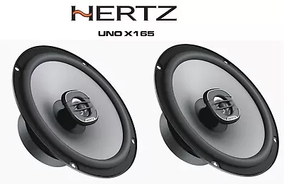 Hertz Uno X165 6.5  16.5cm 2 Way Coaxial Car Speakers 1 Pair 55w RMS / 220w Peak • £54.95