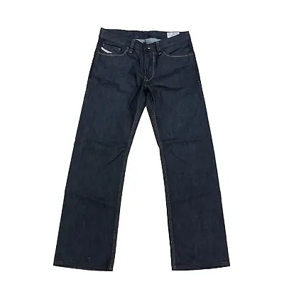 DIESEL VIKER Denim Jeans Men's W 30 L 32 Button Fly Regular Straight Dark Wash • $49.89
