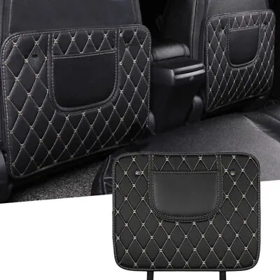 1x Car Interior Back Seat Anti Kick Pad Mat Half-size Leather Cover Accessories  • $16.37