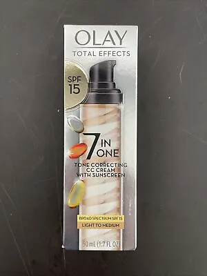 Olay Total Effects 7-n-1 CC Tone Correcting Moisturizer With SPF 15 1.7 Ounce • $26.99