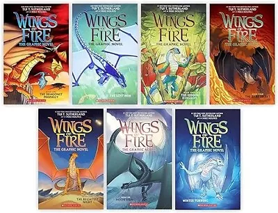 NEW Paperback Wings Of Fire Graphic Novels 7 Book Collection Set (Book #1 - #7)  • $79.95