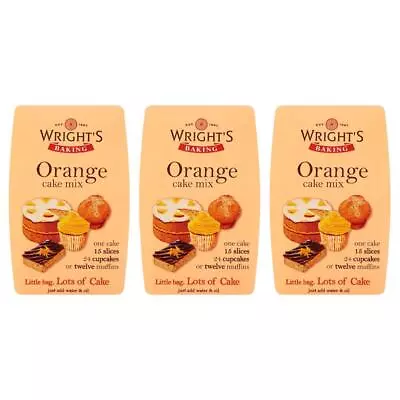 Wright's Baking Orange Cake Mix 500g (Pack Of 3) • £10.49