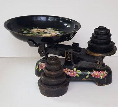 £0.99 • Buy Vintage Weighing Scales With 17 Various Weights