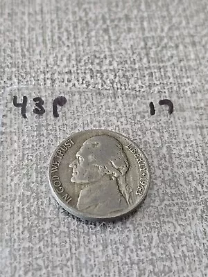1943 P Jefferson War Nickel Listing 17 • $1.99