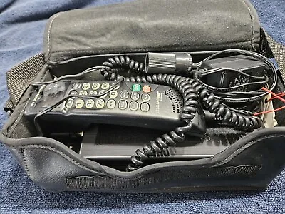 Motorola Cellular One Cell Mobile Car Phone Bag Case SCN2524A 90s Untested • $27.99