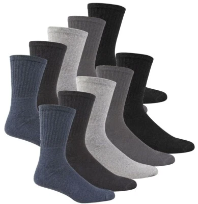 £9.99 • Buy Big Foot Socks For Men's Plain Cotton Rich Sport Socks With Elastane 12-14 Uk
