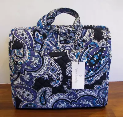 Vera Bradley Iconic Grand Hanging Organizer Travel Case Deep Night Paisley New • $38.98