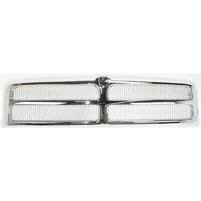 For Dodge Ram 1500/2500/3500 1999-2002 Grille | Chrome Shell/Painted Silver • $149.07