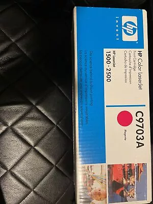 NEW SEALED Genuine HP LaserJet 1500-2500 C9703A Magenta Toner Print Cartridge • $5