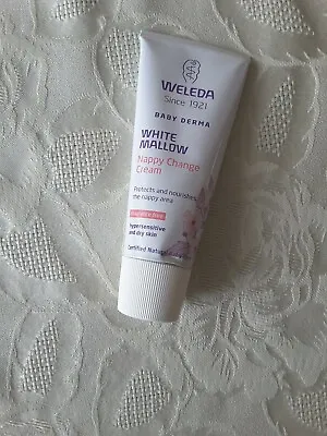 Weleda Baby Derma White Mallow Nappy Change Cream Fragrance Free 50ml No Box • £8.50