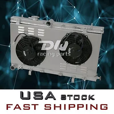 For MT 2Row Radiator Shroud Fans Fit Subaru 2002-2007 Impreza Wrx/STI 2.0L 2.5L  • $155