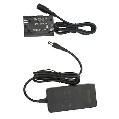 ACK E6 DR E6 DC Coupler AC Power Adapter LP E6N Dummy Battery Kit For Mark I NDE • £13.80