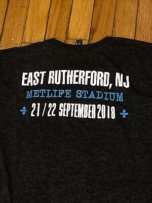Ed Sheeran Divide Tour Metlife Stadium 2018 T-shirt Size Large Concert NJ Jersey • $42