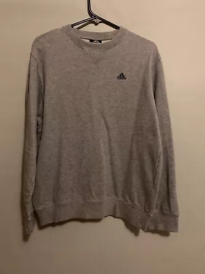 Vintage Adidas Sweatshirt - Size L - Wolf Grey • $45