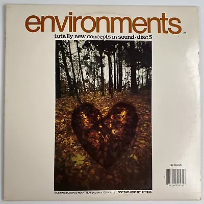 Environments New Concepts In Stereo Sound Disc 5 Vinyl LP 1974 Syntonic SD 66005 • $4.90