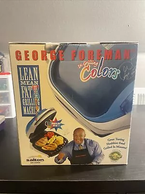 George Foreman Grill NEW  Grilling Colors Blue • $40