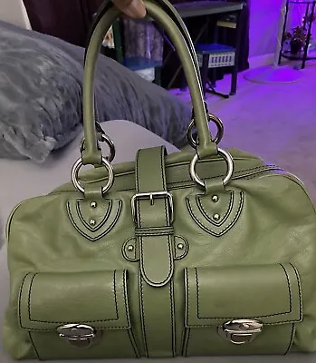 MARC JACOBS Sap Green Calfskin Leather Venetia Handbag • $120