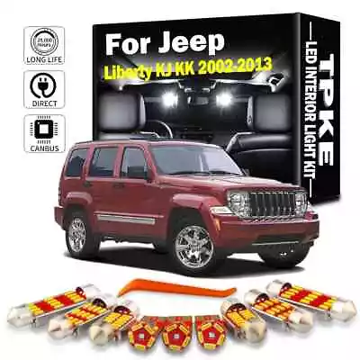 Canbus LED Interior Trunk Map Dome Light Kit For Jeep Liberty KJ KK 2002-2013 • $15.80