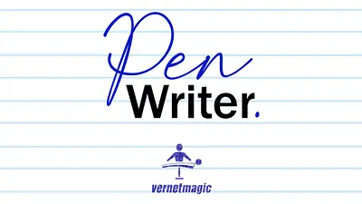 PEN WRITER Black (Gimmicks And Online Instructions) By Vernet Magic - Trick • $20