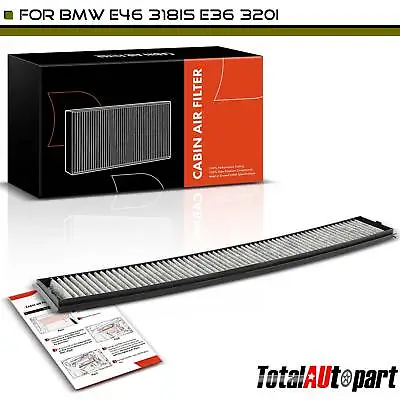 Activated Carbon Cabin Air Filter For BMW E46 318is E36 320i M3 Behind Glove Box • $26.99