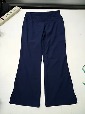 Med Couture Plus One Women's 4 WAY ENERGY STRETCH  Blue Maternity Pants Size Med • $13.69