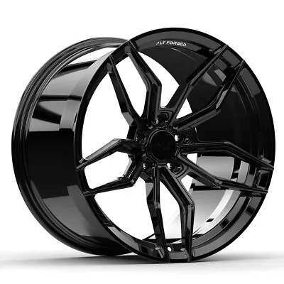 19  20  ALT17 Forged Gloss Black Wheels For C6  C7 Corvette Z06 Grand Sport Rims • $3200