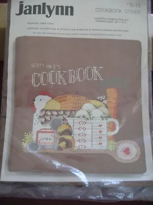 VTG Janlynn Counted XS Cookbook Cover Kit - NIP • $7