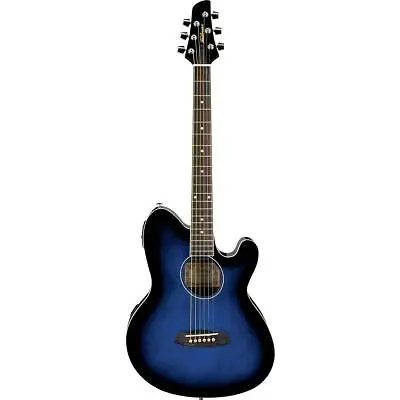 Ibanez Talman TCY10E AE Guitar Transparent Blue Sunburst High Gloss #TCY10ETBS • $229.99