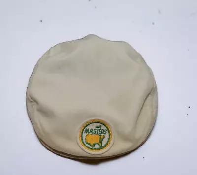 Vintage Masters Circle Patch White Flat Ivy Cap Augusta National Small-Med USA • $74.87