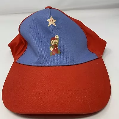 Nintendo Culture Fly Super Mario Bros Adjustable Snapback Blue Red Cap Hat 2020 • $8.99