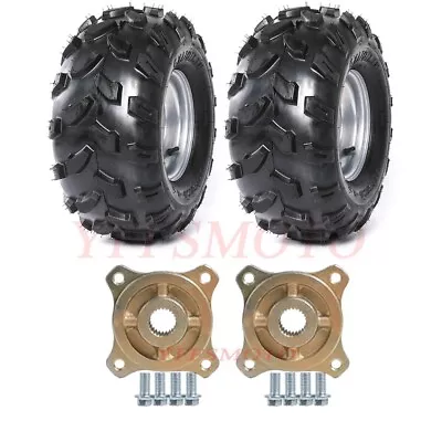 18x9.50-8 Tire Rims Wheel 24T Rear Axle Wheel Hub For 4 Wheeler GY6 Taotao 110cc • $235.03