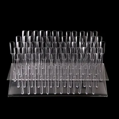 64 Sticks UV Gel Acrylic Tips Rack Samples Nail Art Display Stand Practice Tool • $13.88