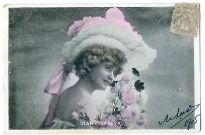 GABY DESLYS French Singer MUSIC HALL Theatre ACTRESS Paris • £4.50