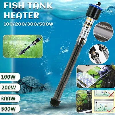 Fish Tank Auto Water Thermostat 100W-500W SUNSUN Aquarium Submersible Heater AU • $16.99