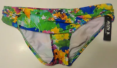 Allen B. By Allen Schwartz Ladies Floral Swim Bikini Bottoms Sizes 4 6 • $12.99