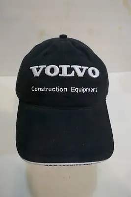 Vintage Volvo Equipment  - Solid Back - Strap Back Hat In Black Color • $14.95