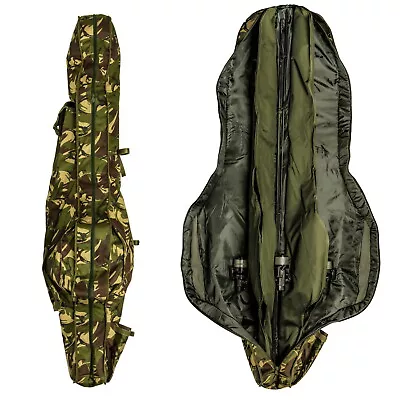 Saber Camo 5 Fishing Rod Bag Sleeve 12ft Reel DPM Carp Padded Holdall Case  • £74.95