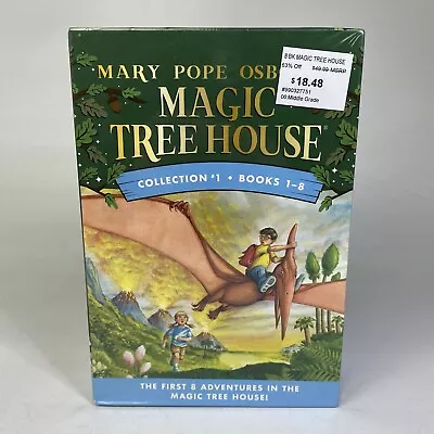 Magic Tree House Collection: Books 1-8: Dinosaurs Before Dark The Knight At Daw • $21.82